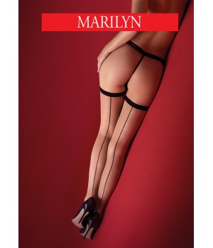 Гарячі панчохи MARILYN HOT H12, чорні, 1/2