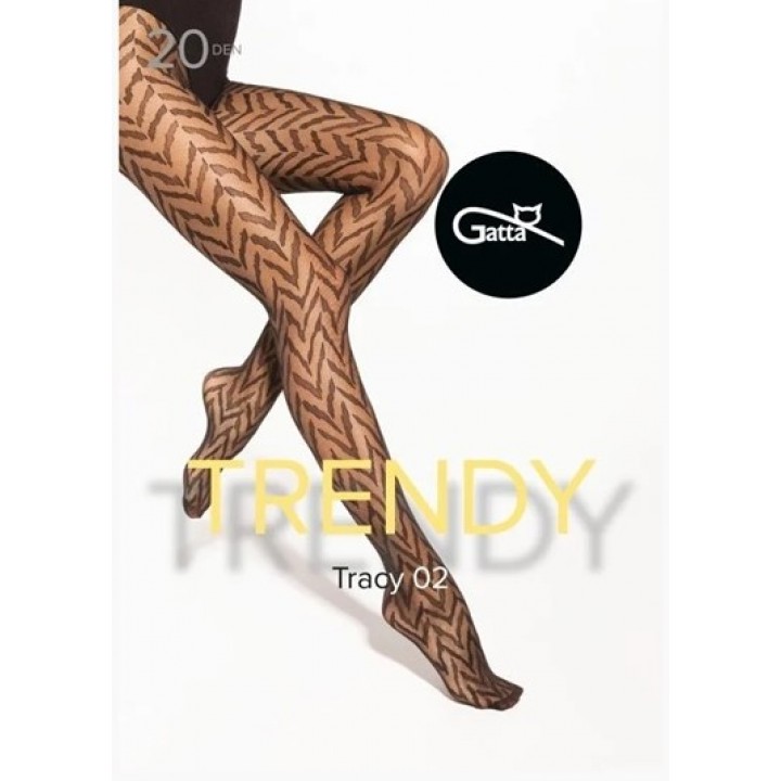 КОЛГОТКИ GATTA TRACY 20 WZ 02 NERO /2
