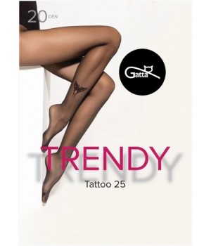 Колготки GATTA TATTOO WZ 25 NERO /3