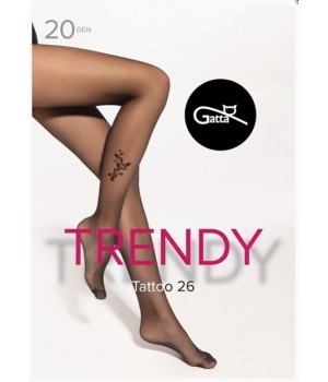 Колготки GATTA TATTOO WZ 26 NERO /2