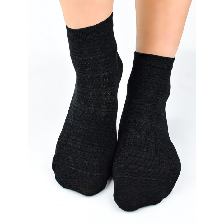 Носки NOVITI SB129-W-01 Шелк черный 36-41