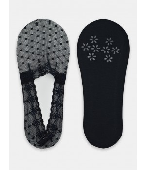 NOVITI SN052-W-01 КРУЖЕВНЫЕ НОЖКИ ЧЕРНЫЕ 36-41