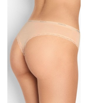 Трусики Marilyn Julia String бежеві /S