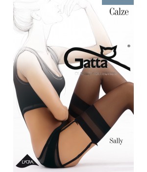 Панчохи GATTA SALLY з лайкри до бронзового кольору, 3/4 талії