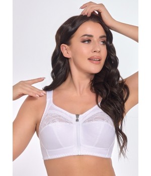 БЮСТГАЛЬТЕР VIKI 586 ZUZA ZAP BRA FRONT PER WHITE /80I