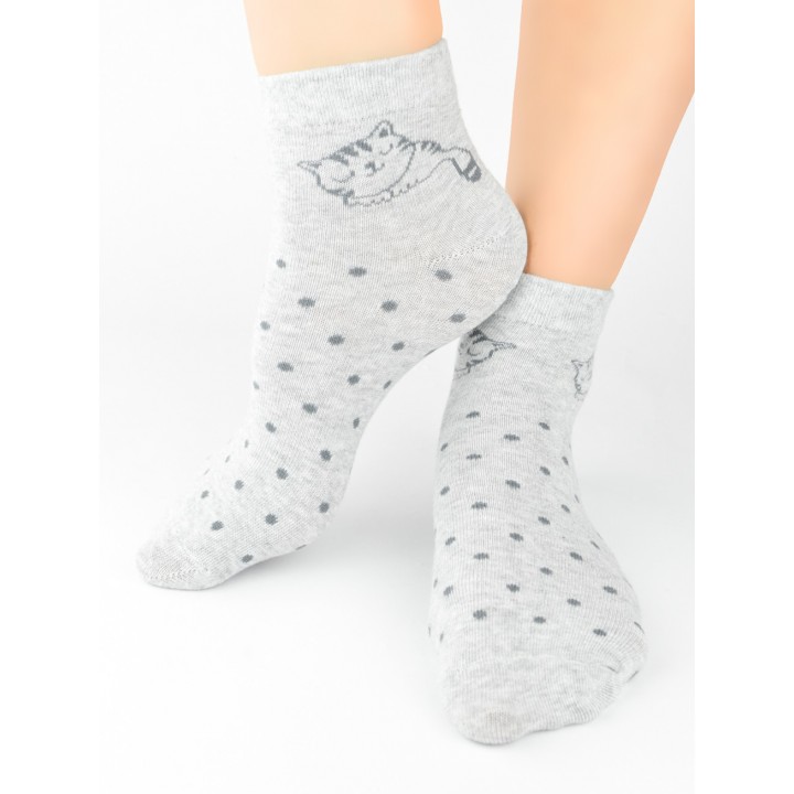 Носки короткие NOVITI SB132-G-01 для девочек 35-38