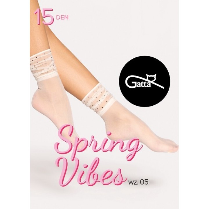 Носки GATTA SPRING VIBES 15 WZ 05 OFF WHITE