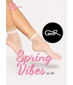 ШКАРПЕТКИ GATTA SPRING VIBES 15 WZ 06 VISONE GOLD