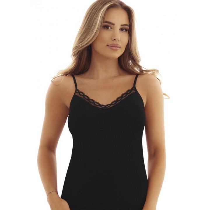 Футболка EMILI AURELIA, черная/длинная