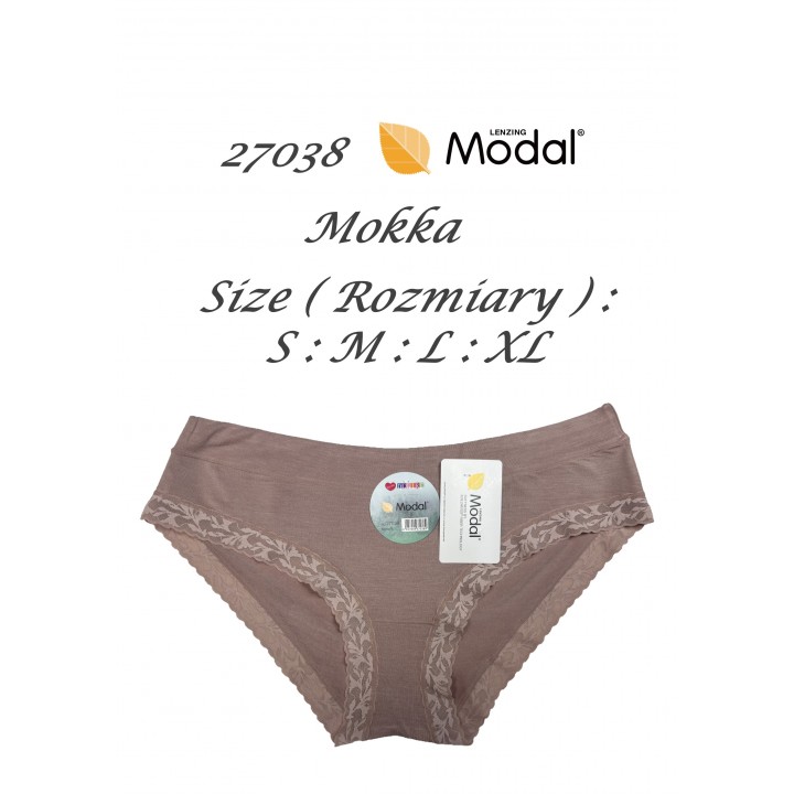 Труси DCPOLO 27038 з модального кольору мокко