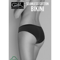 FIGI GATTA SEAMLESS COTTON BIKINI BLACK /S