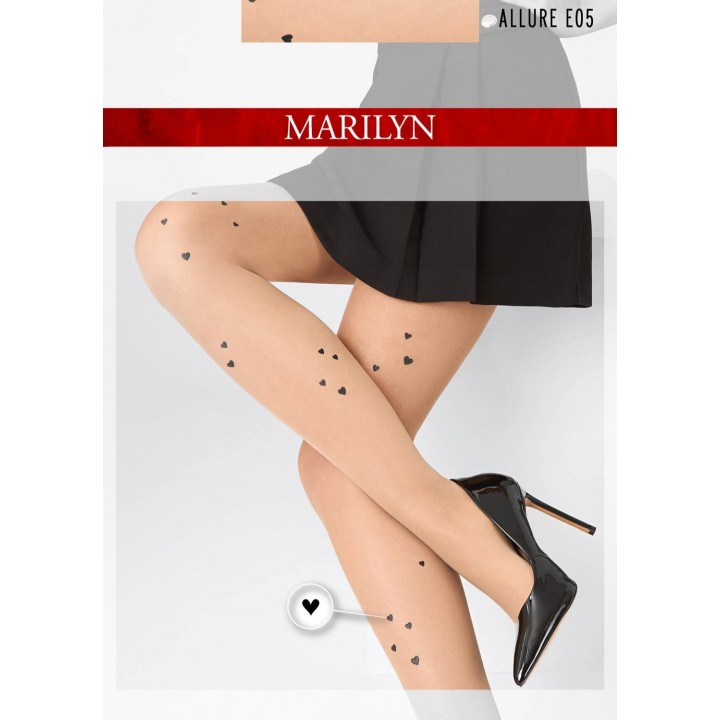 Жіночі колготки з візерунком Marilyn allure e05