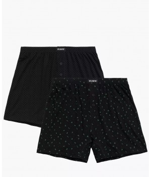 Боксеры Atlantic 2MBX-058 WL25 черные/черные/L