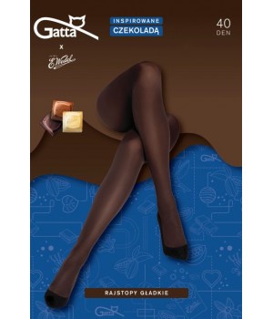КОЛГОТКИ ИЗ МИКРОФИБРЫ GATTA & WEDEL 40 БЕЛЫЙ ШОКОЛАД /5