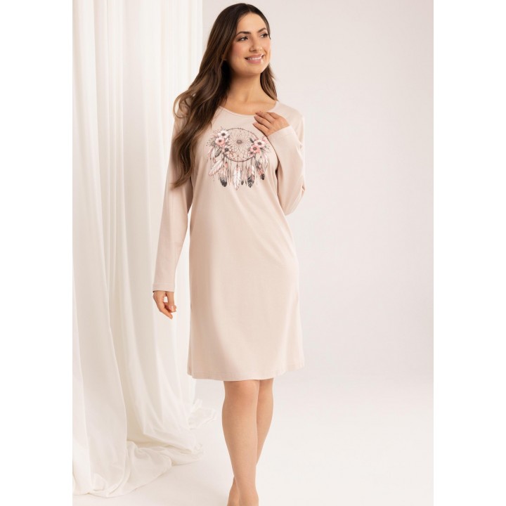 СОРОЧКА REGINA 162 БЕЖЕВИЙ /XXL