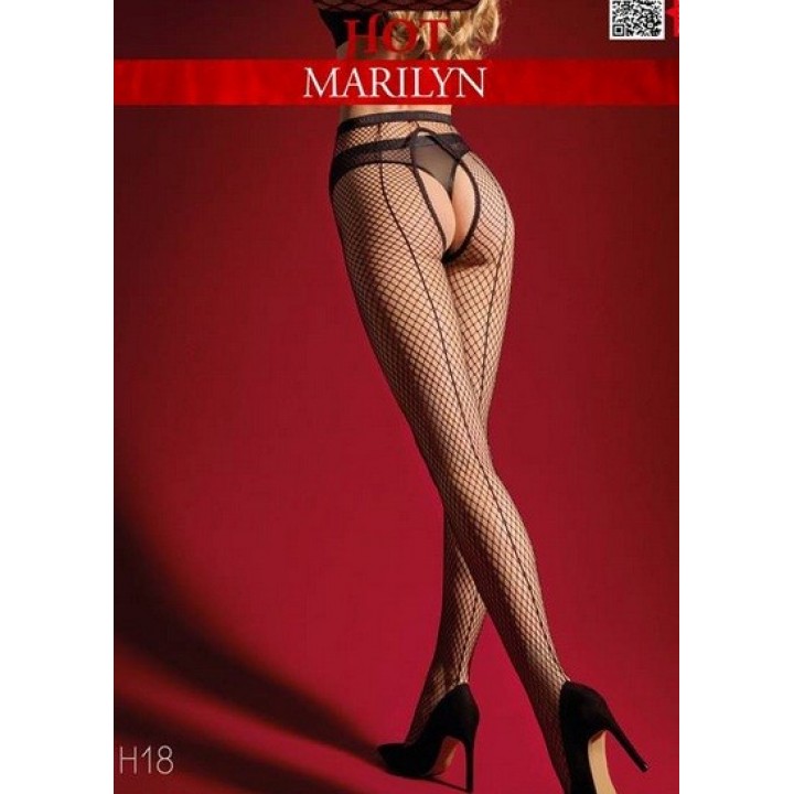 Колготки MARILYN H18 чорні 1/2