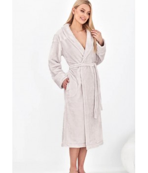ЖІНОЧИЙ ХАЛАТ L&L 2591 НЕБЕСНИЙ ЕКРІ /XXL