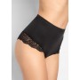 Бразильські чорні трусики Marilyn Lace Shine, розмір L/XL