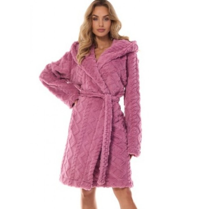 Женский халат L&L 2401 GEO CHERRY /L