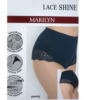 Трусики Marilyn Lace Shine, чорні, L/XL