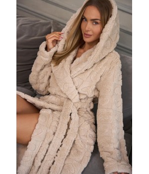 ЖІНОЧИЙ ХАЛАТ L&L 2554 VALENTI ANGORA /XL