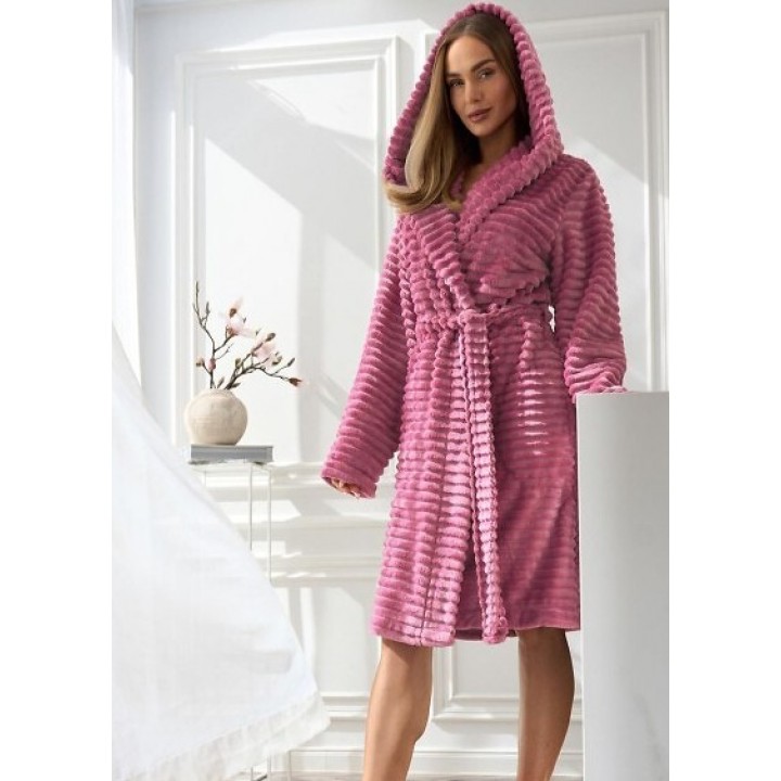 Женский халат L&L 2416 ROBIN CHERRY /XL