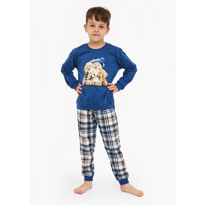 Пижама для мальчиков CORNETTE KD-593/174 BEARS JEANS/128