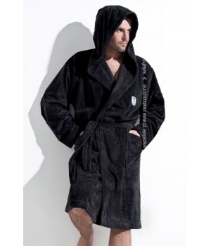 ЧОЛОВІЧИЙ ХАЛАТ L&L IWO XXL графітовий ЧОЛОВІЧИЙ ХАЛАТ L&L IWO XXL графітовий