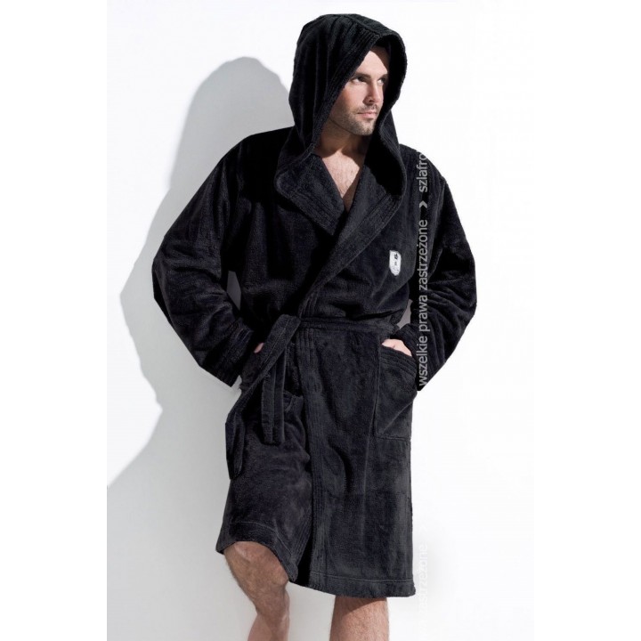 Мужской халат L&L IWO XXL графит