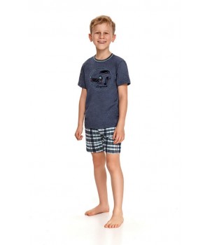 TARO 943 DAMIAN PAJAMAS SS21 116 меланж - тёмно-серый
