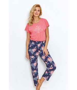 Пижама TARO 2884 JOYCE, размер SS23 XL, коралловый