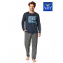 KEY PIJAMA MNS-862 B23 M темно-синій
