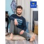 KEY PIJAMA MNS-862 B23 M темно-синій