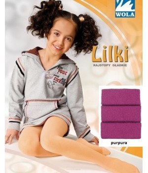 Колготки WOLA LILKI 128-134 фіолетові