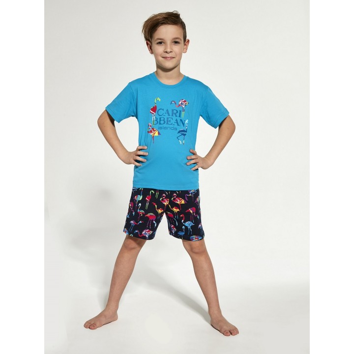 CORNETTE PYJAMA CHŁ 790/99 CARIBBEAN 152 blue