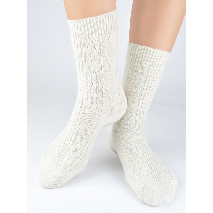 ШКАРПЕТКИ NOVITI SW026-W-03 ЕКРУ ВОВНА 36-41