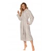 ЖІНОЧИЙ ХАЛАТ L&L 2084 АТЛАСОВИЙ XXL кристал