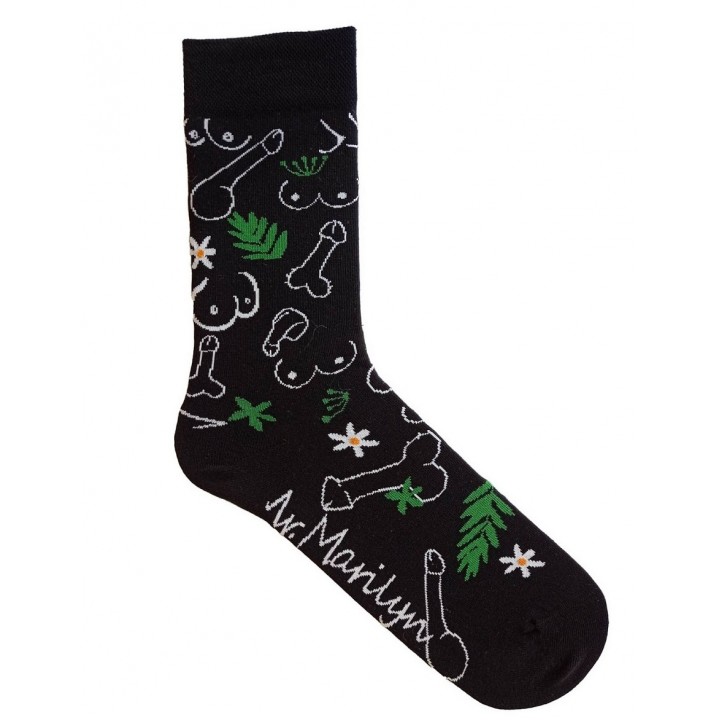 MARILYN MEN SOCKS PISIORKI 2 41-45 black