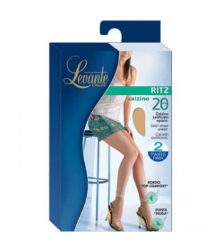 LEVANTE RITZ 20 ШКАРПЕТОК універсальні білі