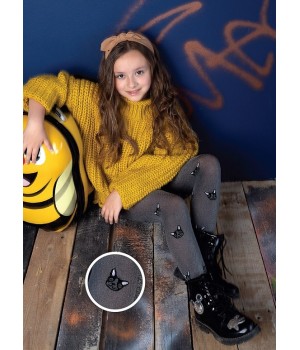 Меланжевые колготки KNITTEX ARI 104-110