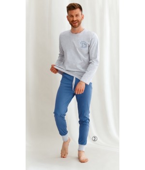 TARO 2642 JACOB PYAMAS AW21 L-XXL XXL сірий