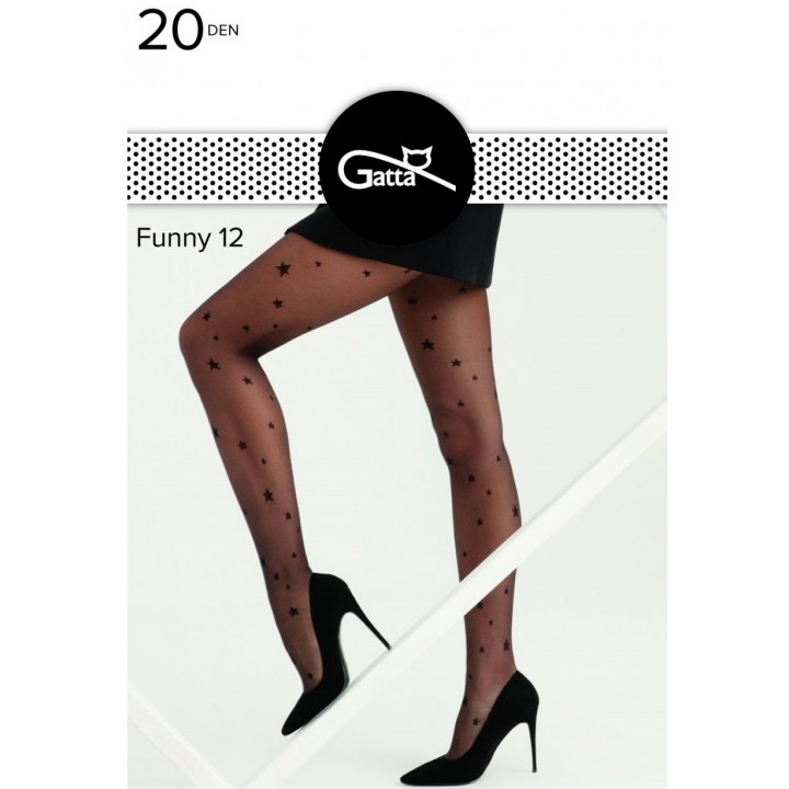 RAJSTOPY GATTA FUNNY WZ 12 4 nero