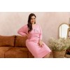 Рубашка OLYMPIA TARO 3019 AW24 XXL-3XL 3XL розовая