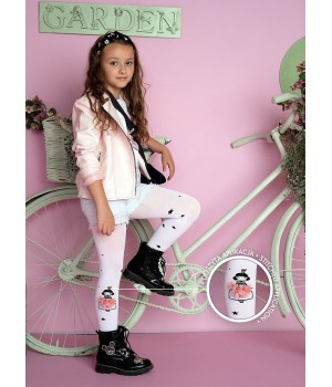 КОЛГОТКИ KNITTEX QUINN 116-122 кольору цукрової вати