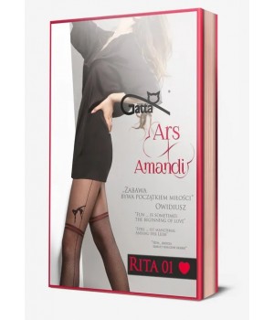 КОЛГОТКИ GATTA ARS AMANDI RITA 20 WZ 01 2 темно-червоні