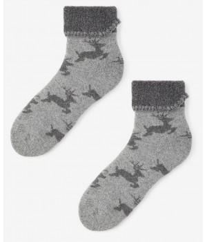 ШКАРПЕТКИ MARILYN ANGORA TERRY X31 універсальний світлий меланж