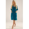 БАННЫЙ ХАЛАТ DE LAFENSE 431 VELVET XXL бирюзовый