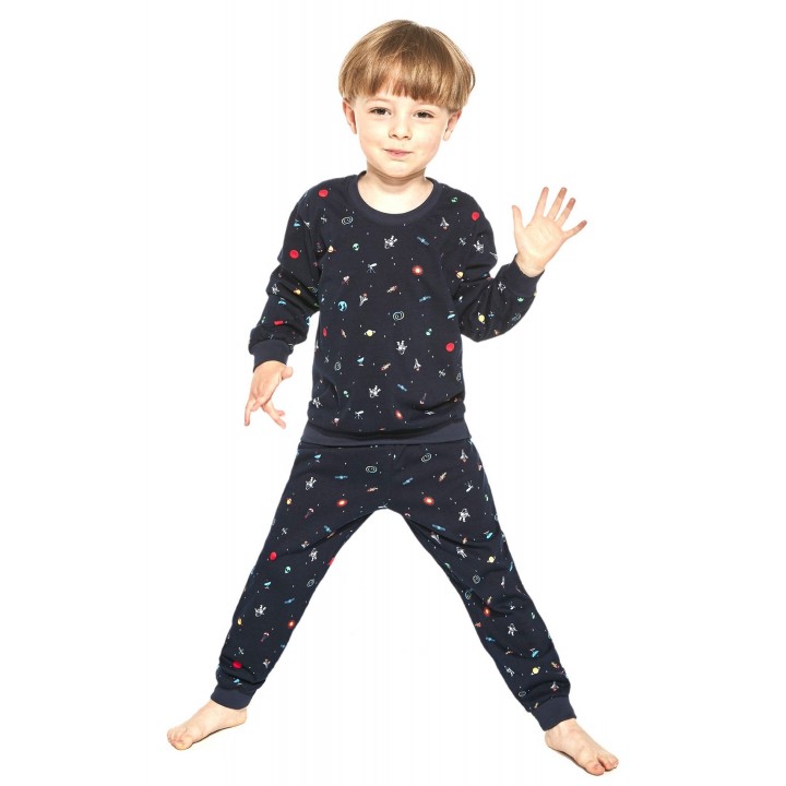 CORNETTE CHŁ PAJAMA KY-762/143 COSMOS 134-140 navy blue