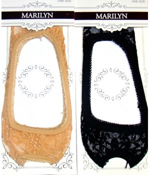 ЖІНОЧІ ПУФЕСІЙНІ СТОПИ MARILYN, РОЖЕВИЙ, ЧОРНИЙ