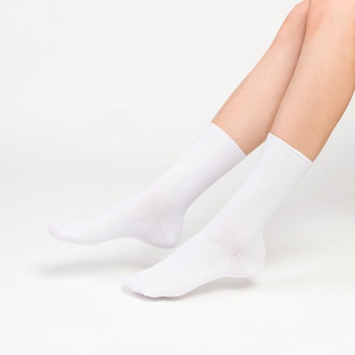 ШКАРПЕТКИ STEVEN 062 БЕЗ ТИСКІВ 38-40 білі